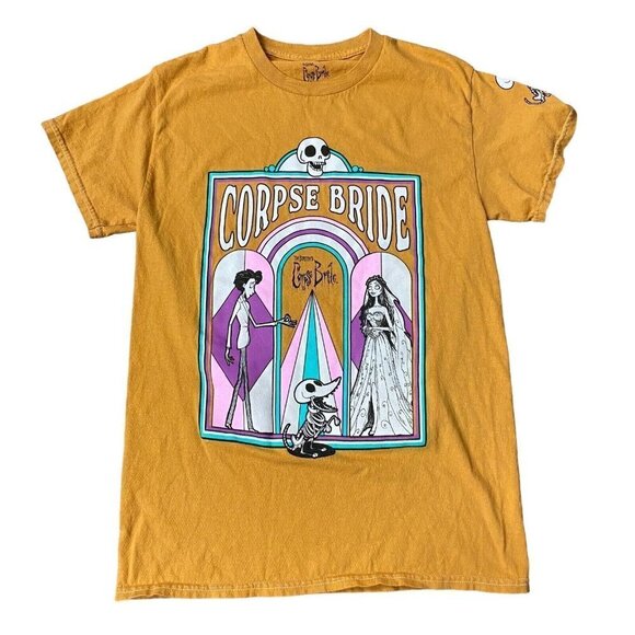Tim Burton Corpse Bride T Shirt Halloween Wedding Graphic Tee - Picture 1 of 9